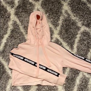 Pink Hollister Cropped Sweater